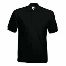 Mens Black  Polo Fruit of the
