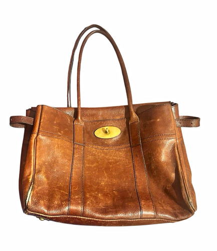 Mulberry brown leather vintage - leather,