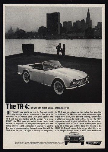1962 triumph convertible - 1962, tr-4