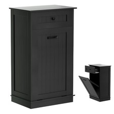 Wooden Tilt Out Trash Cabinet