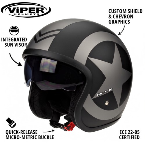 Viper rsv06 open - face, jet