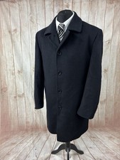 Crombie Style Overcoat Wool