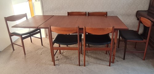 Plan dining table and - g-, chairs