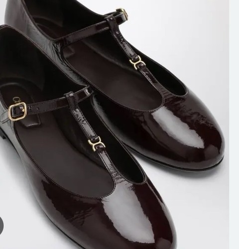 Chloe burgundy patent leather - chloe,