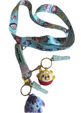 Disney Parks Munchlings Characters Pin Trading Lanyard includes Pooh &Eeyore 