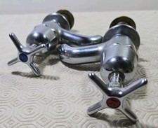 vintage Original Twyfords Cross Head Bath Taps bathroom sink 
