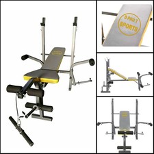 Multi Gym Bench Weight Bench Heavy Duty Steel Barbell Curl Butterfly