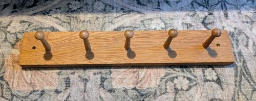 Oak wall mounted - coat, hat