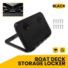 Black Marine Deck Access Hatch