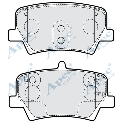 Brake pads set - for, volvo
