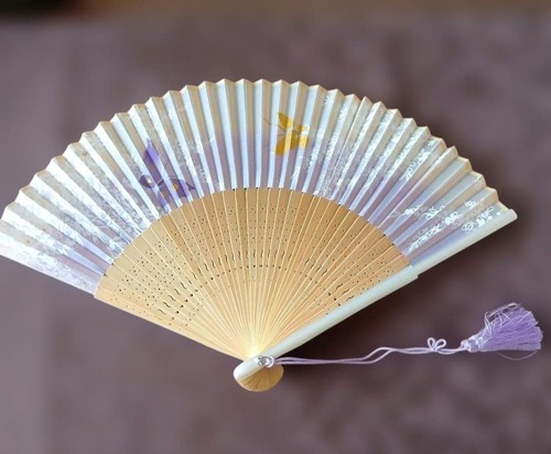 Light purple butterfly pattern - purple,