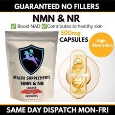 NMN & NR NAD+ Booster Capsules High Strength Nicotinamide Riboside NAD