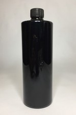 500ml PET Plastic Black