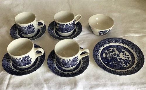 Churchill china blue - china.,