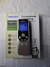 Philips Dictation DVT1250 Voicetracer Audio Recorder 8GB Memory Silver Sealed