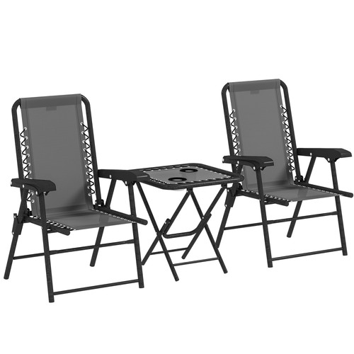 Outsunny 3pc folding bistro - outsunny,