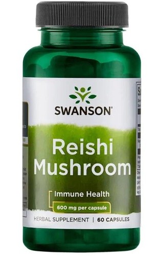 Swanson reishi mushroom 600mg - reishi,