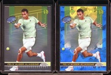 2024 Topps Chrome & Sapphire FELIX AUGER-ALIASSIME rc — 2 ROOKIE cards