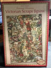 Past Times Jigsaw Victorian Scraps Christmas 1000 Pieces Christmas Jigsaw Puzzle