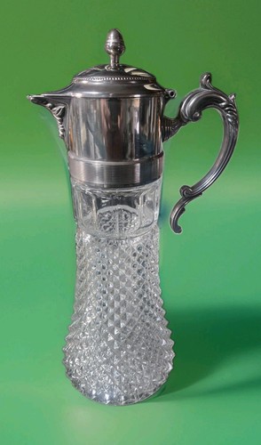 Large vintage claret jug - claret,