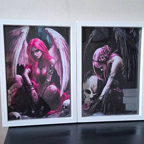 Angel framed canvas - angel, pictures