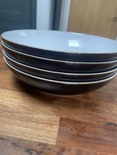 Denby Black Glossy Pasta Bowls