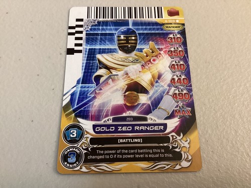 Power rangers action card - power,