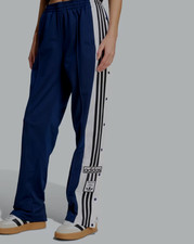 WOMENS ADIDAS ORIGINALS ADIBREAK POPPER TRACKPANTS DARK BLUE  S,M,L  £65 LAST 3