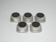 Lot of 5* Socapex SLG-EF-419AR Circular Connector Receptacle Female 19-Pin