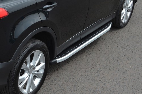Aluminium side steps - aluminium,
