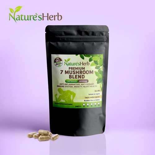 Mushroom blend capsules - mushroom,