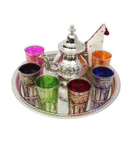 Moroccan mint tea set - tea, large