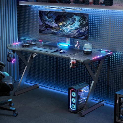 Gaming desk witn led rgb - witn,