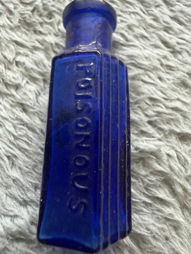 Vintage antique glass - glass, poison