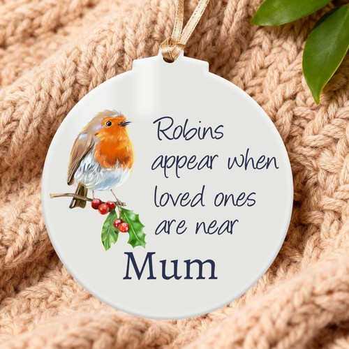 Personalised robin christmas - robin,