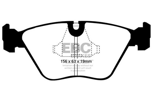 Ebc redstuff front brake - front, pads