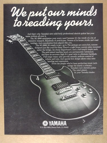 1978 yamaha 2000 guitar - 1978, sg-2000