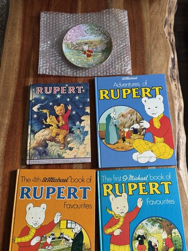 Vintage rupert bear bundle - bear, bundle: