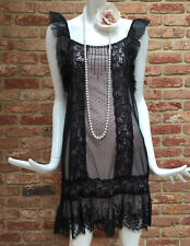 Oasis Black Lace 1920s Flapper