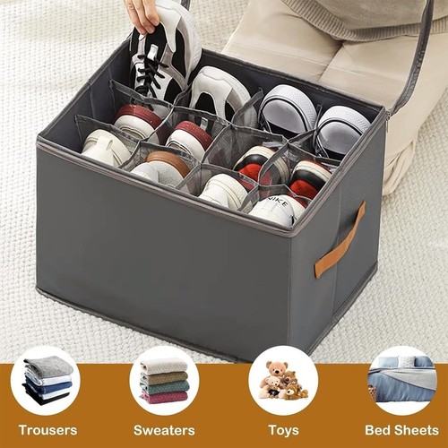 Compartment foldable shoe - compartment,