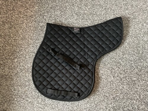 Shires medium black numnah - shires,