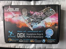 ASUS Xonar DGX 5.1 (PCI-e 1x) Sound Card Complete in Box.
