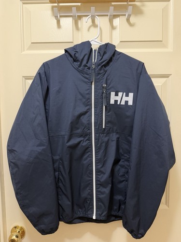 Helly hansen navy rain jacket - hansen,