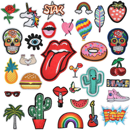 Doduos 32pcs iron - on, patches