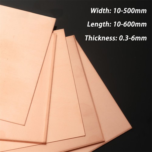 Pure copper plate - t2, sheet