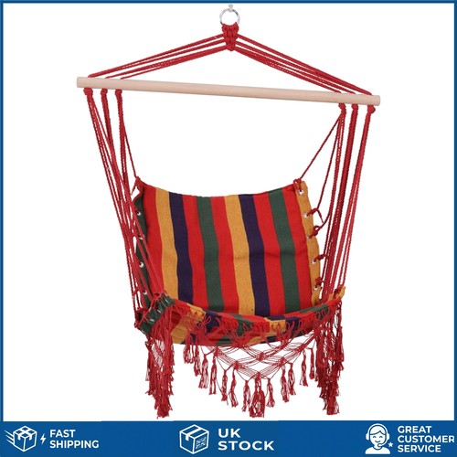 Vibrant striped hammock chair - vibrant,