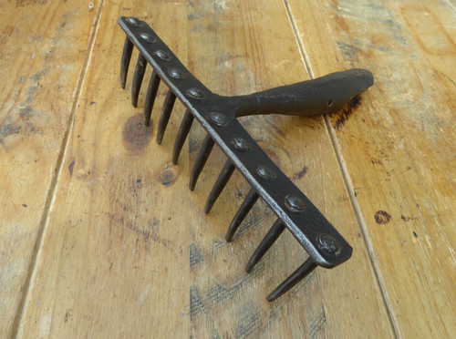 Vintage rake head garden - rake,