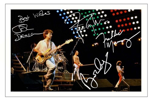 Queen fully signed autograph - queen,