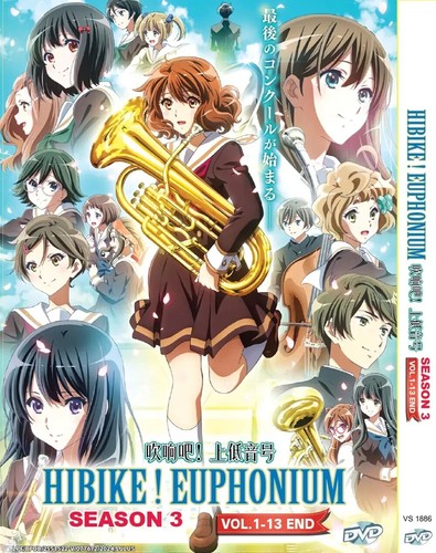 Anime dvd hibike - hibike!, euphonium