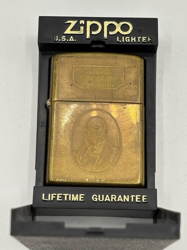 Zippo king edward brass - king,